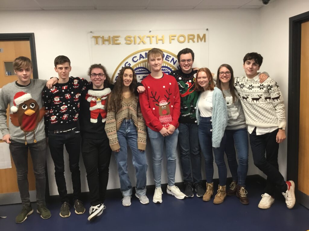 Chipping Campden Sixth Form Christmas Jumper Day 2020